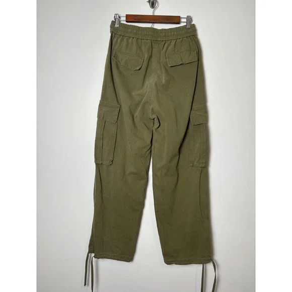 Aelfric Eden Baggy Cargo Pants Large Unisex Streetwear Indie Grunge Drawstring - Picture 2 of 6